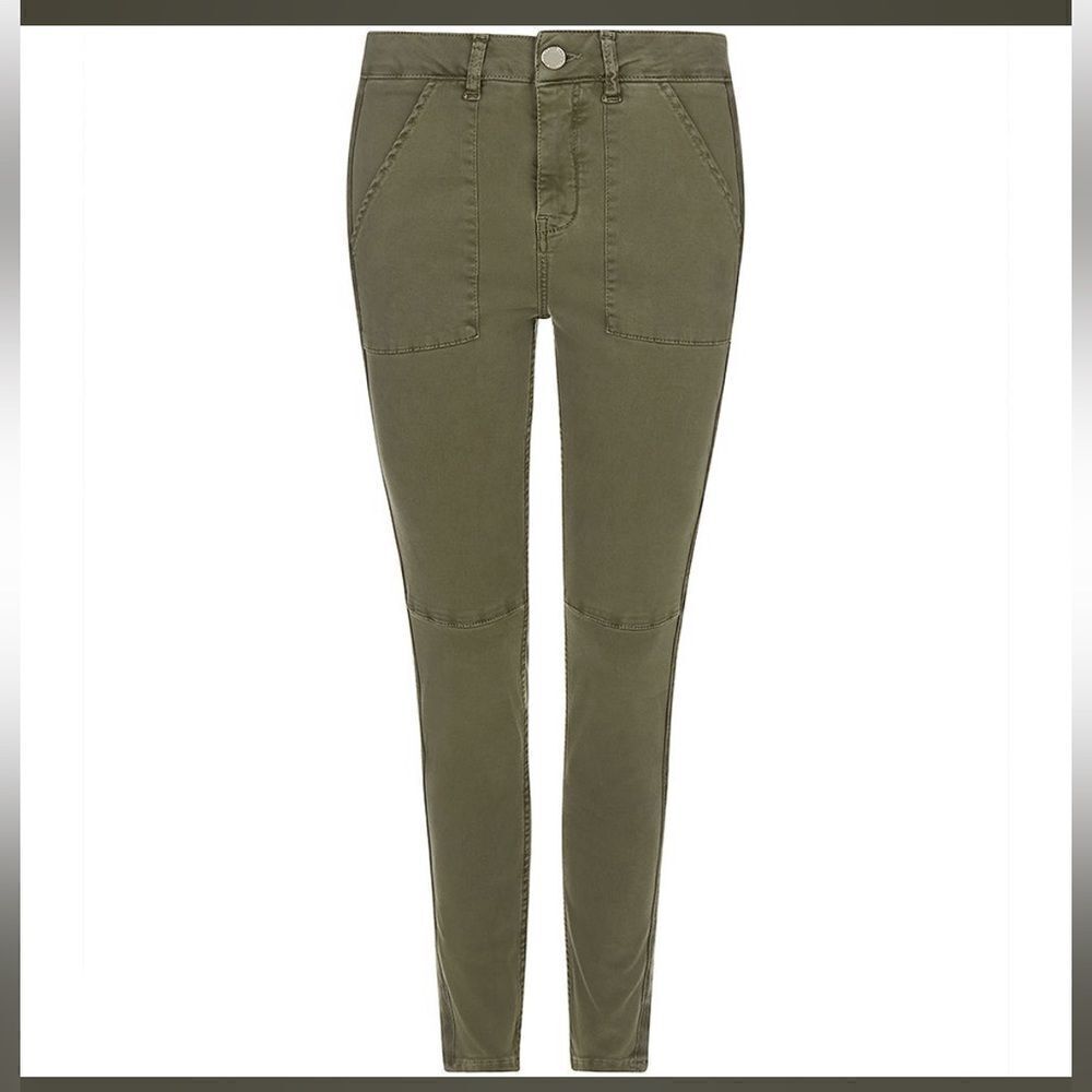 Ted Baker Combate Combat Skinny Jeans in Olive Sz 26